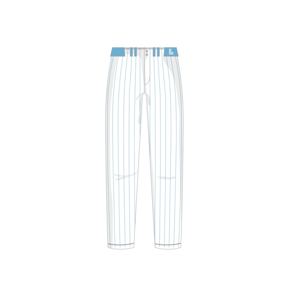 Burns Baseball Pant - White