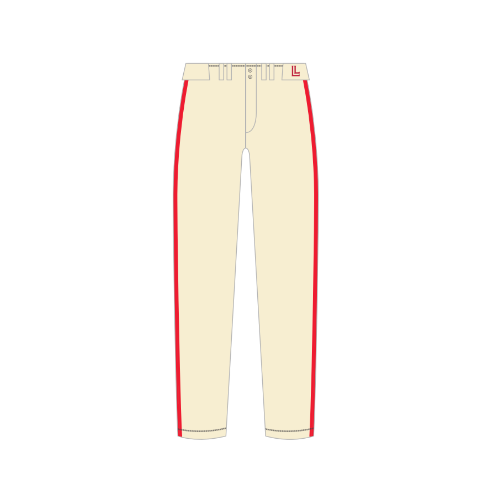 Edge Baseball Pant - Cream