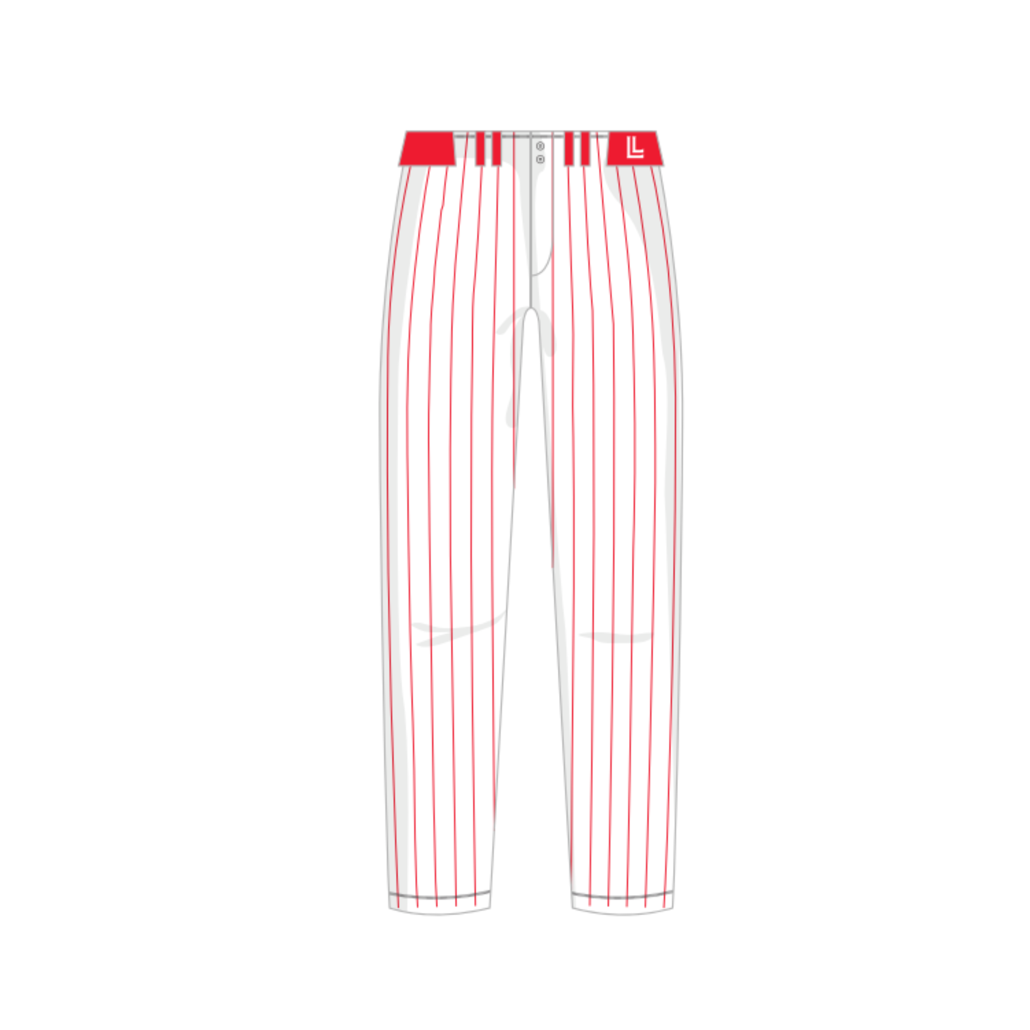Edge Baseball Pant - White