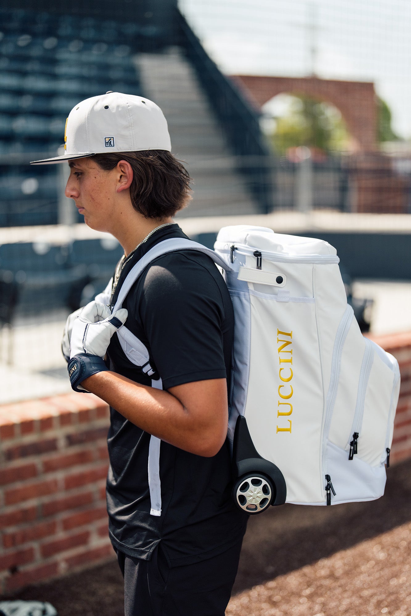 Wheeled Gear Bag – White
