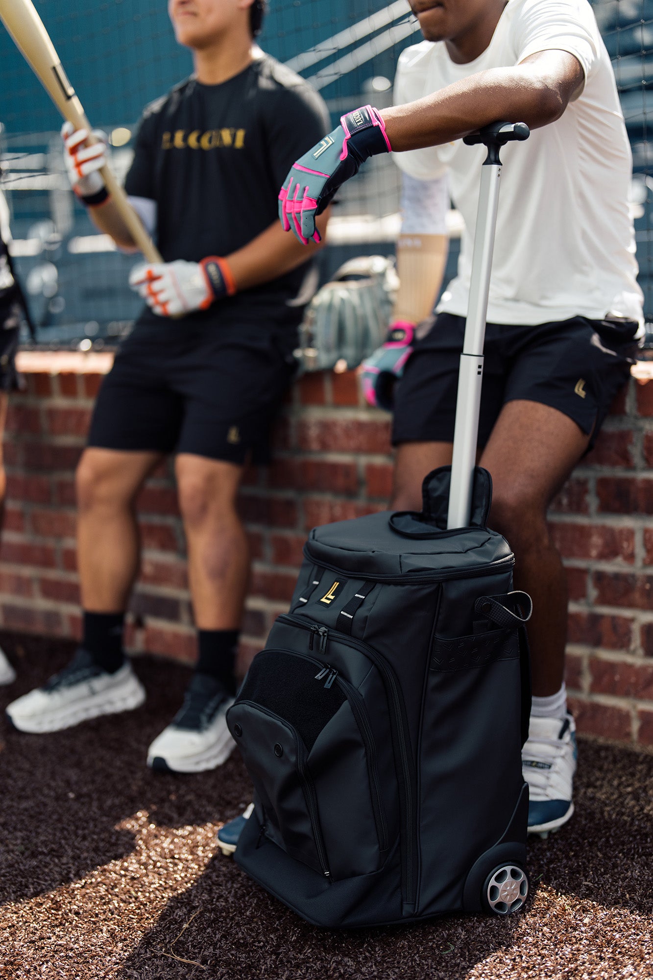 Wheeled Gear Bag – Black