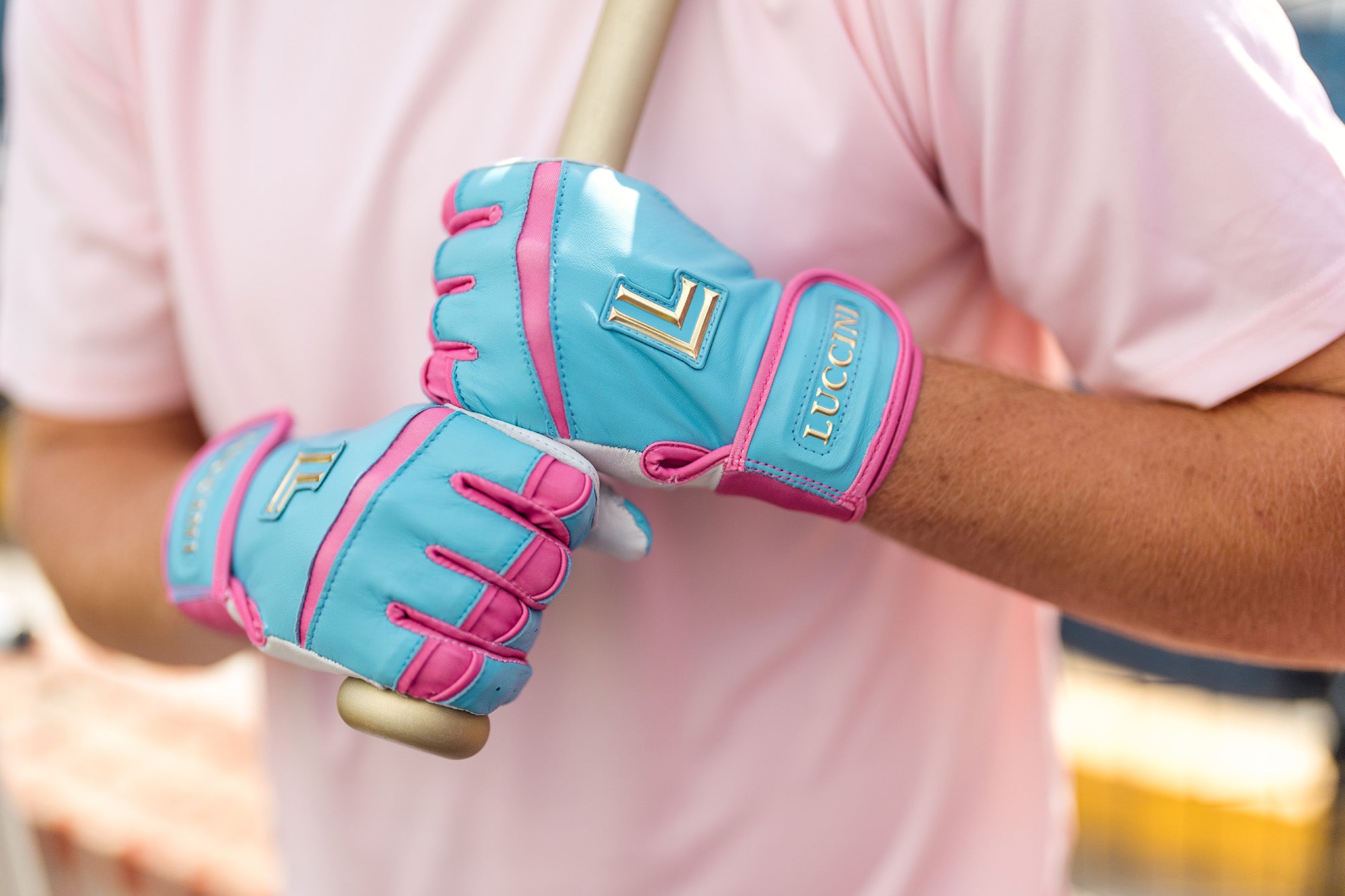 Batting Gloves – Cinque Terre - "Ocean Wave"