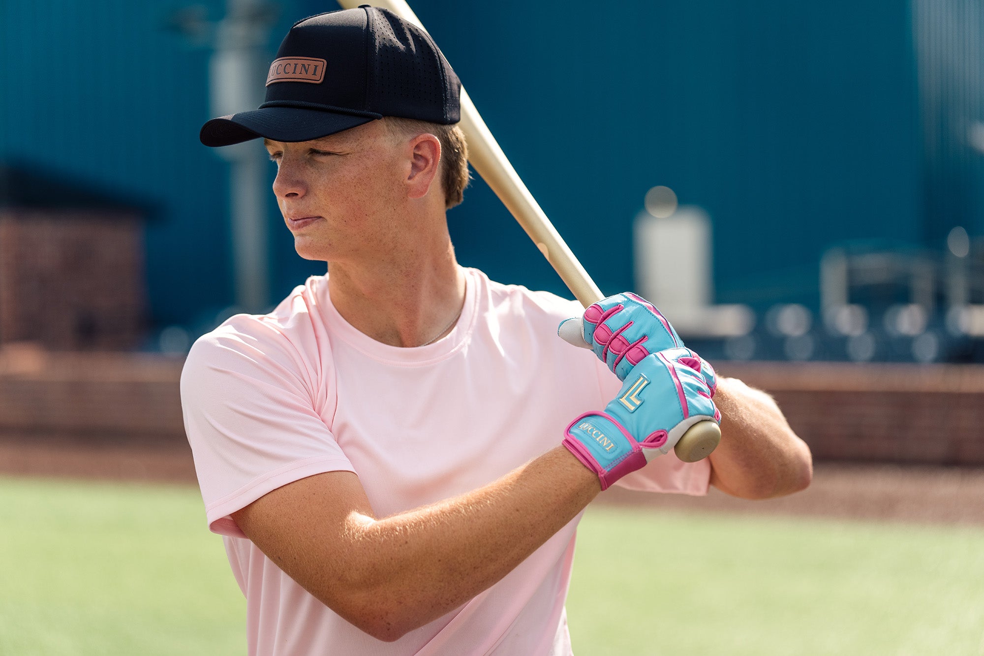 Batting Gloves – Cinque Terre - "Ocean Wave"