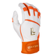 Batting Gloves – White/Orange/Orange