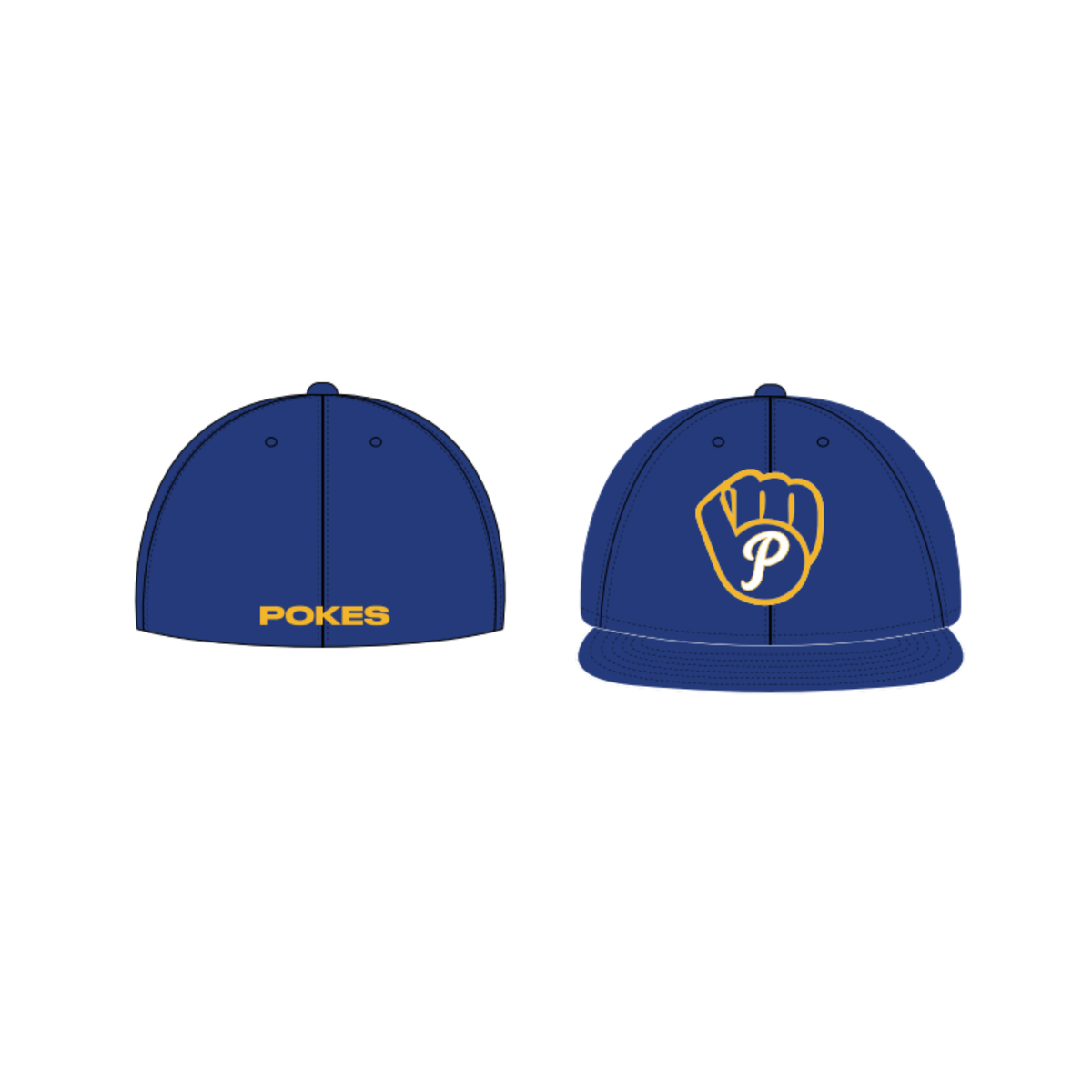 Pokes Baseball Org Hat - Navy